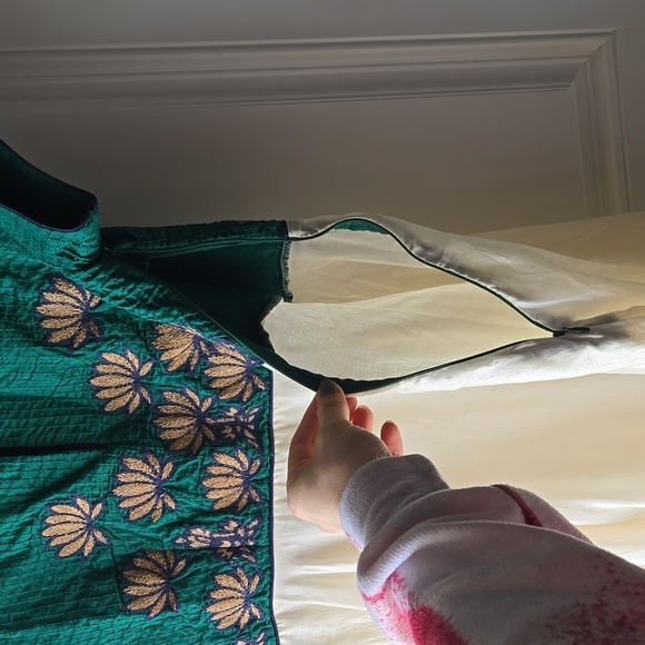 Biba by Rohit Bal Indian Anarkali Maxi Dress with Scarf - Picture 4 of 12